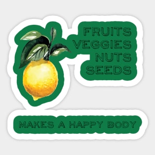 Vegan Slogan Sticker